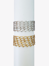 Itzel Unfinished Heart Necklace Chain, PVD Stainless Steel