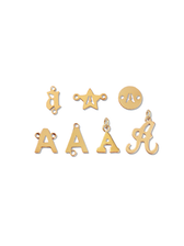 14K Gold Filled Choose Your Letter Style A-Z Necklace Charms
