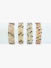 Eliza Colorful Unfinished Bracelet Chain Collection, PVD Stainless Steel 4 Color Options