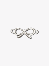 Bobby Bow Sterling Silver Connector Bracelet Charm