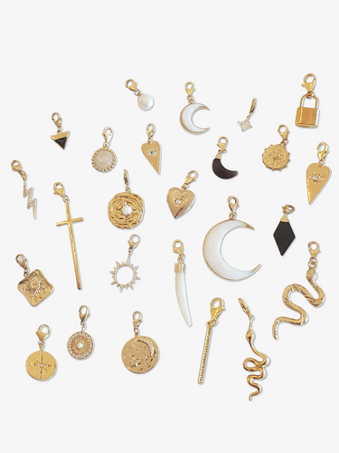 Mix N' Match Gold Clip Charms 23 Styles Sera