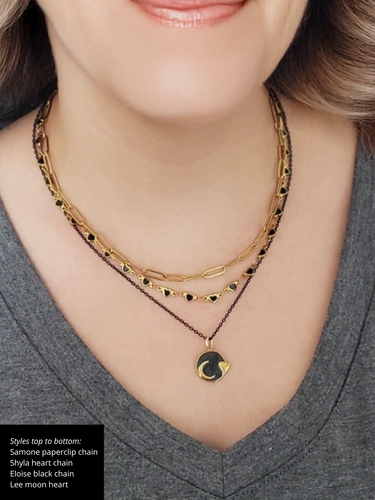 Eloise Unfinished PVD Stainless Steel Dainty Chain, 5 Colors