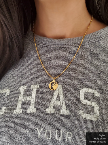 Holly Unfinished PVD Stainless Steel 2mm Rounded Box Chain, Gold or Silver