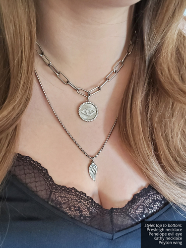 Silver Collection of Necklace Pendants, 23 Style Options