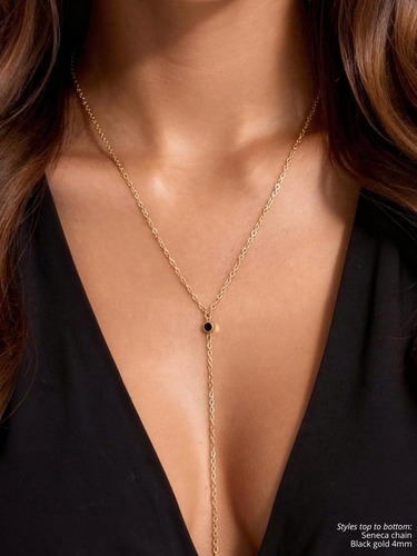 Berkeley 4mm and 6mm Diamond or Black CZ Collection, Gold Filled, Sterling Silver, Rose Gold Filled Options