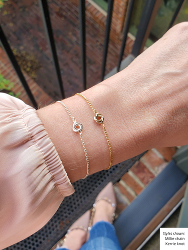 Sterling Silver Bracelet Connector Charms, 11 Style Options