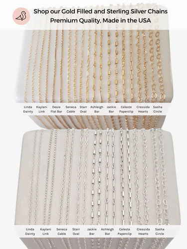Gold Filled And Sterling Silver Bracelet Connector Charms, 9 Style Options
