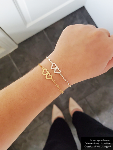 Gold Filled And Sterling Silver Bracelet Connector Charms, 9 Style Options