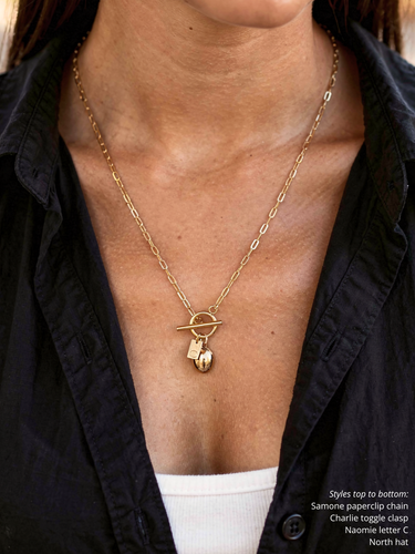 Gold Unfinished Necklace Chain Collection, 7 PVD Stainless Steel Style Options