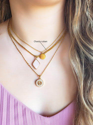 Gold Unfinished Necklace Chain Collection, 7 PVD Stainless Steel Style Options