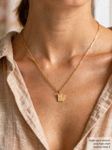 Jane Unfinished Singapore Necklace Chain, Gold or Silver PVD Stainless Steel