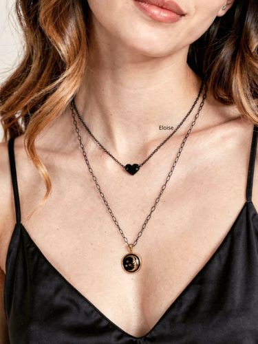 Black Unfinished PVD Stainless Steel Chain Collection,  6 Style Options