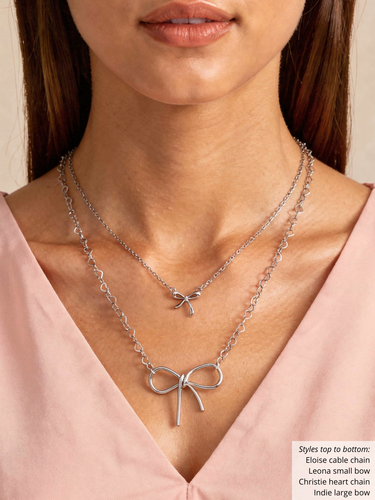 Stainless Steel Unfinished Necklace Chain, 8 Styles Heart Star Cross