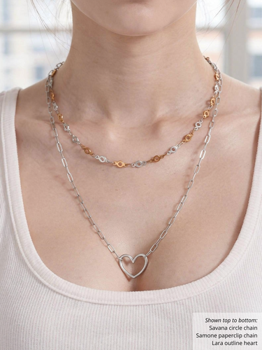 Unfinished Classic Silver Necklace Chain Collection,  7 Styles Stainless Steel