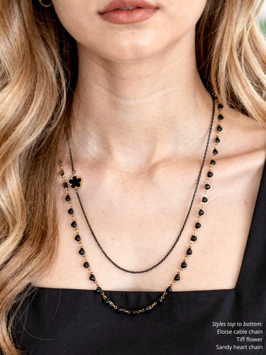 Gold Clover Flower Butterfly Necklace Connector 16 Styles, PVD Stainless Steel