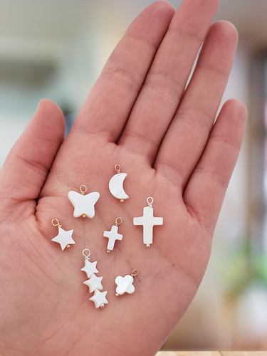 Mother of Pearl Pendants, 7 Styles Gold Filled And Sterling Silver