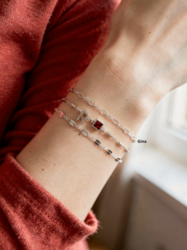 Gina Unfinished Diamond Bracelet Chain, Gold Filled And Sterling Silver