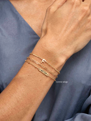 Spiritual Bracelet Connector Collection, Gold Filled And Sterling Silver