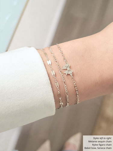 Sterling Silver Unfinished Bracelet Chain Collection, 10 Styles