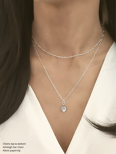 Sterling Silver Unfinished Necklace Chain Collection, 10 Styles