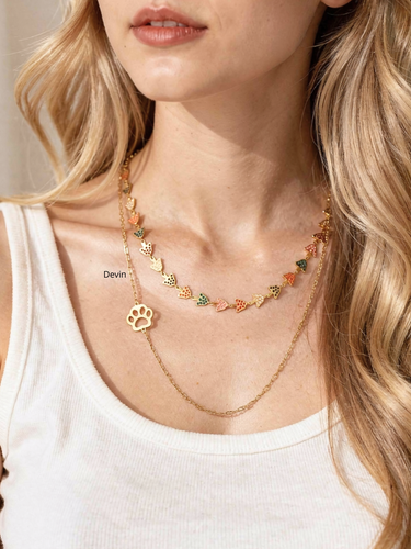 Gold PVD Stainless Steel Unfinished Necklace Chain Collection, 10 Style Options