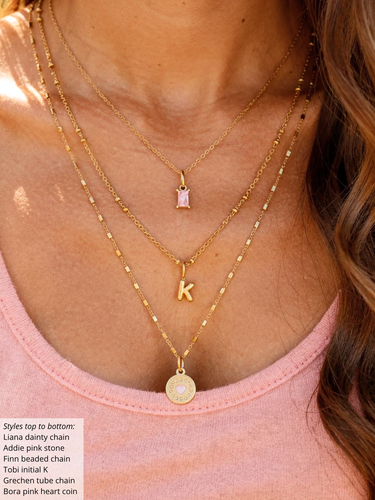 Gold PVD Stainless Steel Unfinished Necklace Chain Collection, 10 Style Options