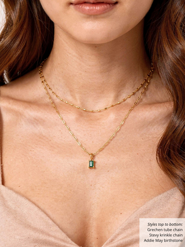 Gold PVD Stainless Steel Unfinished Necklace Chain Collection, 10 Style Options