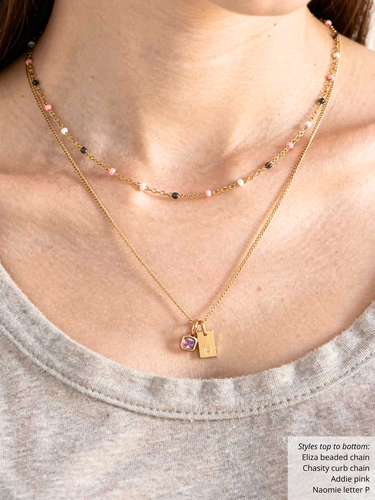 Gold Unfinished PVD Stainless Steel Chain Collection,  8 Style Options
