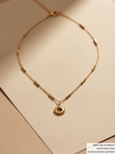 Unfinished Gold PVD Bar Necklace Chains, 3 Stainless Steel Options