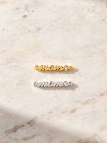 Cara Mom Bracelet Connectors, 14k Gold Filled And Sterling Silver