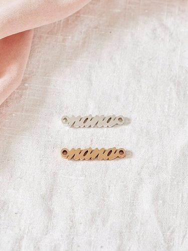 Nana Bracelet Connectors, Gold Filled And Sterling Silver