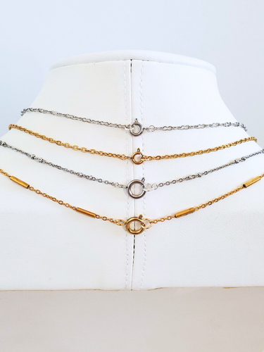 Dedra 5mm and 8mm Spring Ring Clasp, 2 Colors