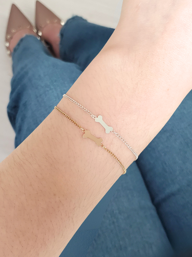 Beau Bone Bracelet Connector, Gold Filled And Sterling Silver