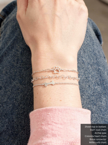 Beau Bone Bracelet Connector, Gold Filled And Sterling Silver