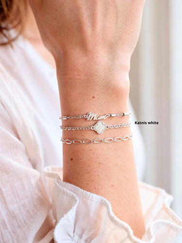 Sterling Botanical Collection, Silver Bracelet Connector Charms, 10 Style Options