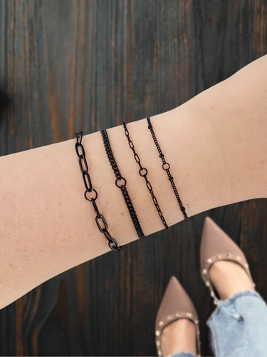 Kacy Black Jump Rings, 20ga 22ga 24ga