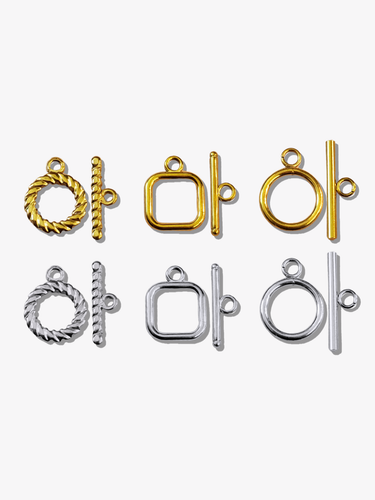 Toggle Clasp Collection, 3 Styles PVD Stainless Steel