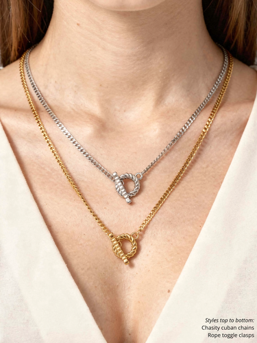 Toggle Clasp Collection, 3 Styles PVD Stainless Steel