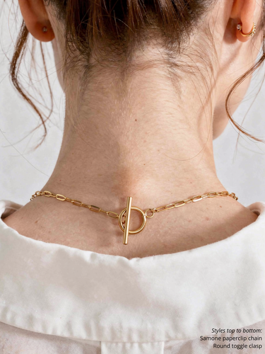 Toggle Clasp Collection, 3 Styles PVD Stainless Steel