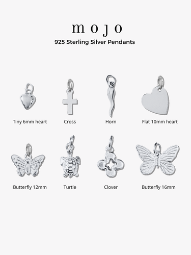 Sacred Garden Necklace Pendant Collection, 8 Sterling Silver Styles