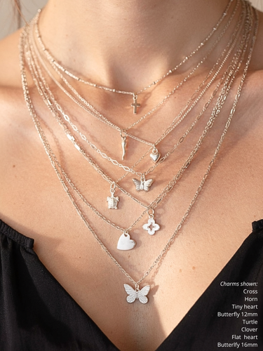 Sacred Garden Necklace Pendant Collection, 8 Sterling Silver Styles