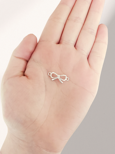 Bobby Bow Sterling Silver Connector Bracelet Charm