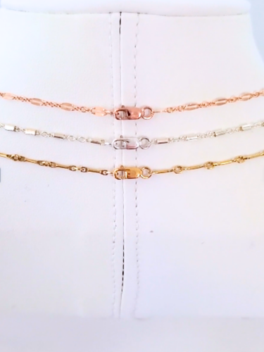 Beatrix 8mm Oval Lobster Clasp in 14K Gold Filled or Sterling Silver