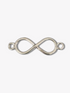 Shae Infinity Necklace Connector, Sterling Silver
