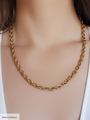 Gold Stainless Steel Necklaces, Choose Your Length And Style