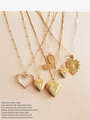 Gold Necklaces with Gold Heart Shaped Pendants