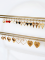 Collection of Dainty and Bold Colorful and Gold Heart Earring Charms | Mojo Supply Co