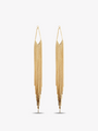 A Standing Pair of Long Gold Chain Tassel Drop Earring Charms | Mojo Supply Co