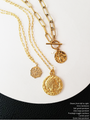 Gold Necklaces With Gold Coin Pendants