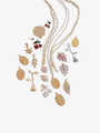 Gold And Silver Botanical Collection Necklace Pendants, 10 Styles